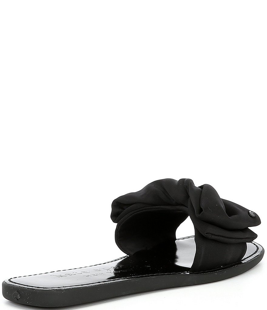 kate spade new york Bikini Fabric Bow Slides