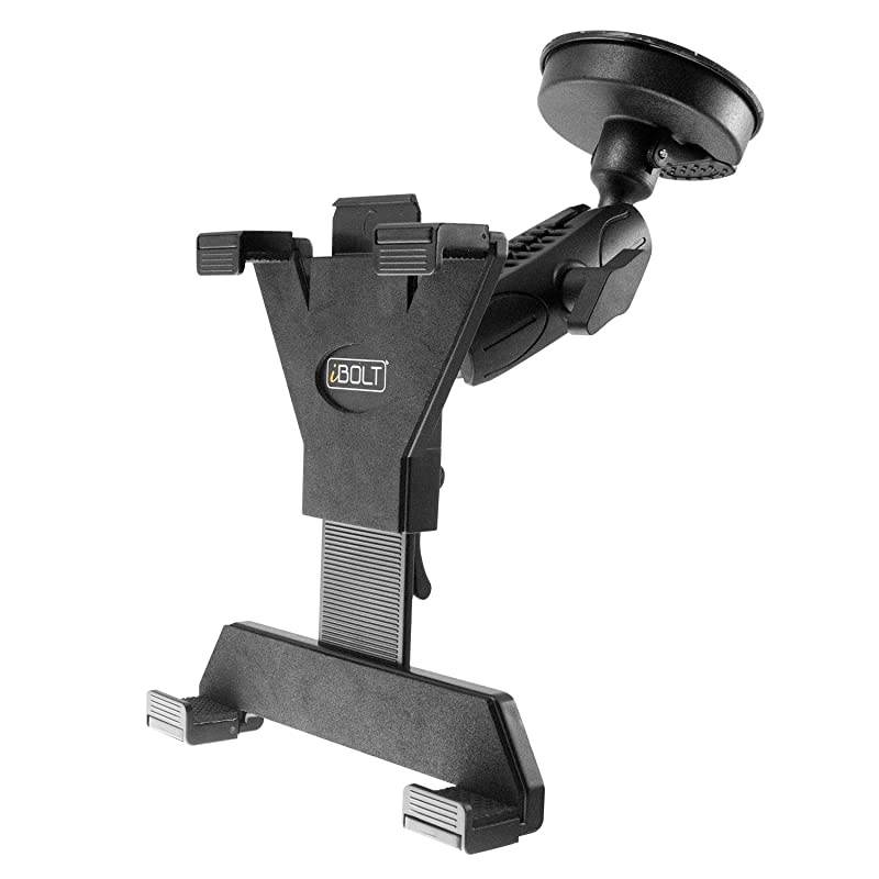 Tabdock BizMount HolderMount with Suction Cup Base for Your Windshield Dashboard or Desk Compatible with All 710 Tablets iPad Samsung Galaxy Tab Google Nexus