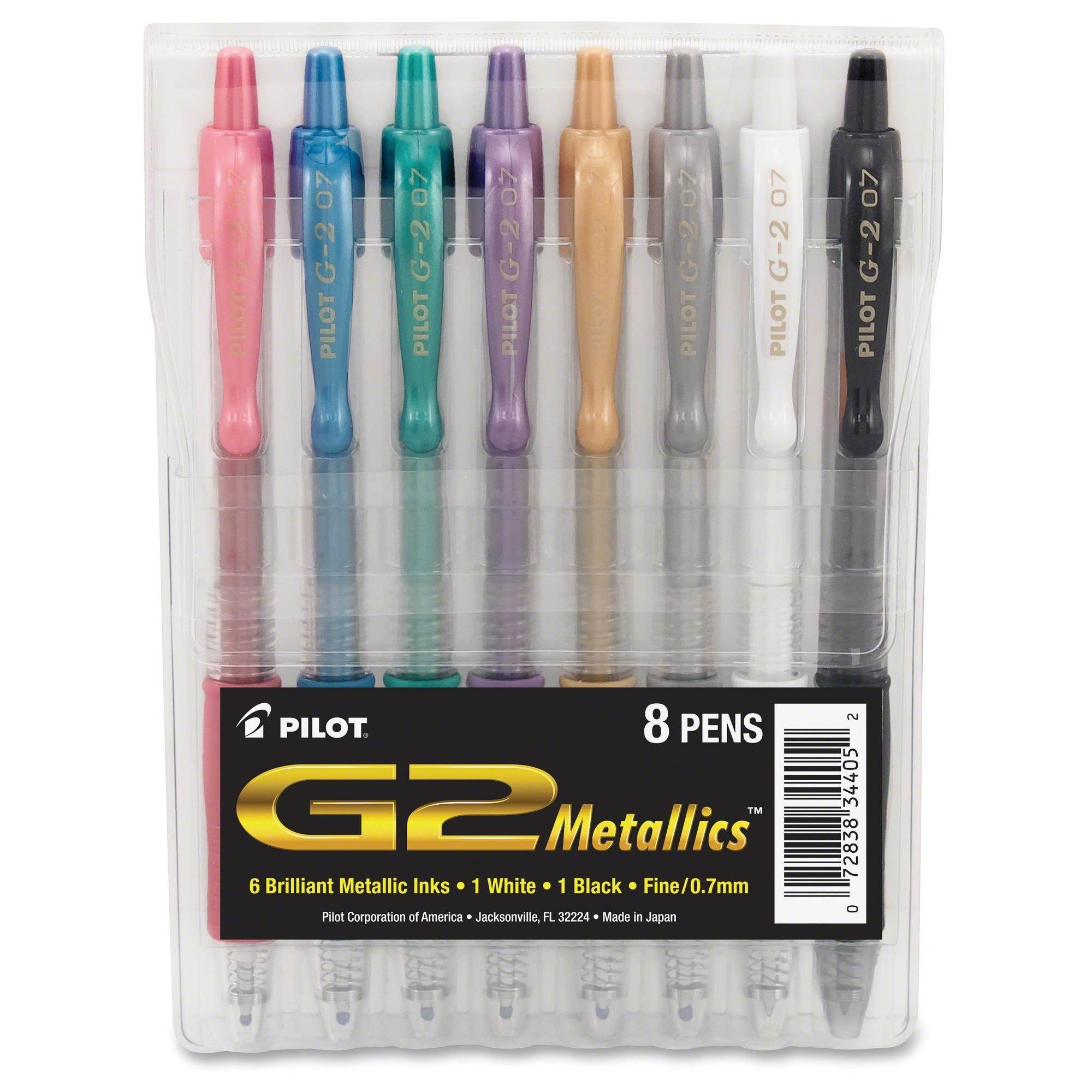 Pilot G2 Metallics Assorted Ink Pens