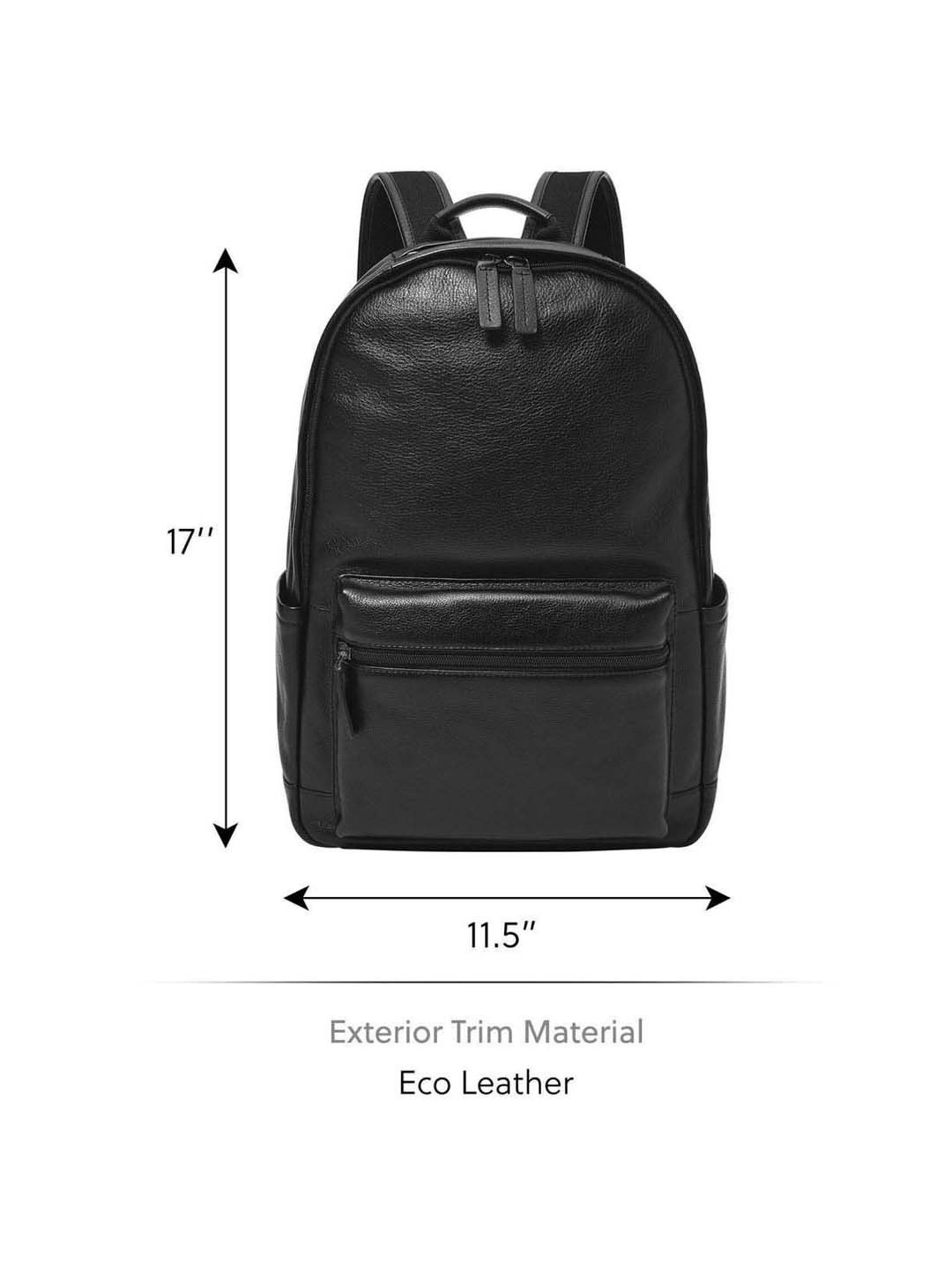 Fossil Buckner 16.01 Ltrs Black Medium Backpack