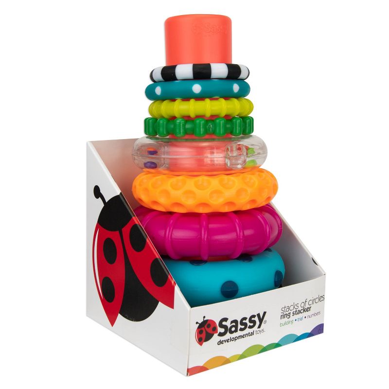Sassy Stacks of Circles Ring Stacker