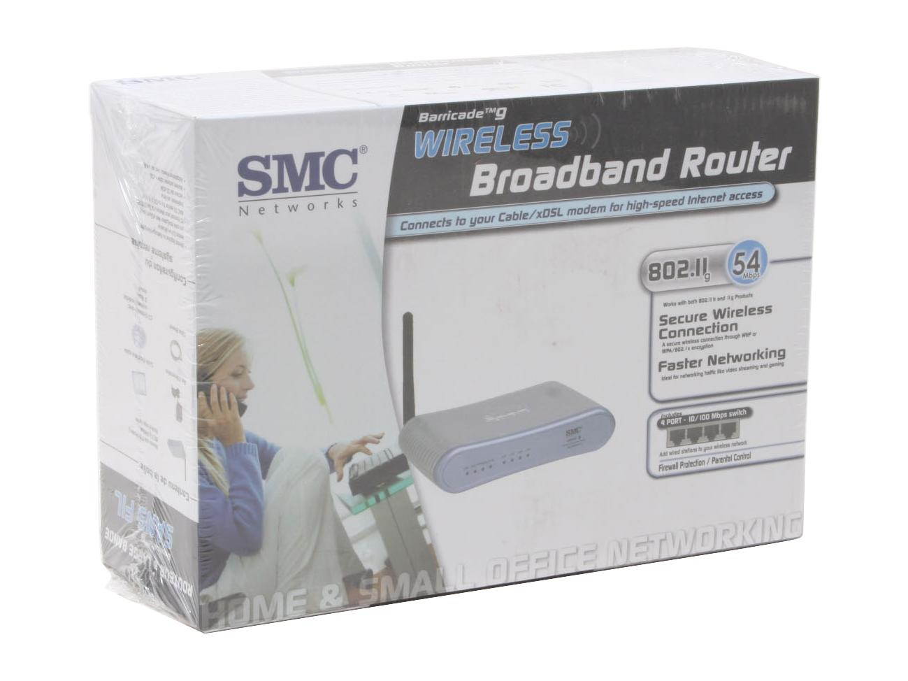 SMC LG-ERICSSON SMCWBR14-G2 54Mbps Wireless Broadband Router