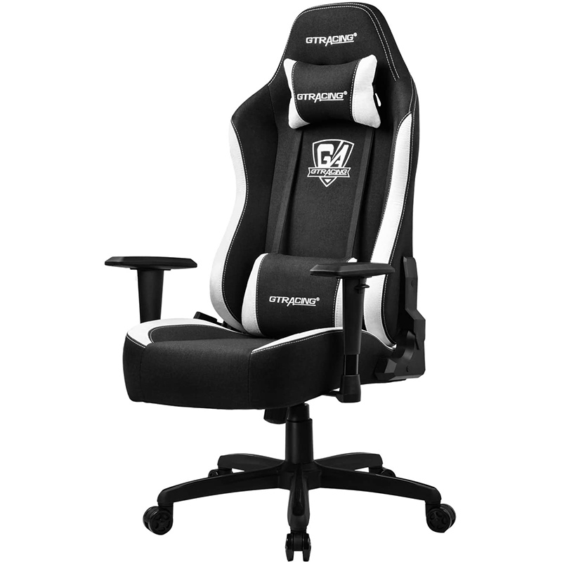 GTRACING Gaming Chair Office Chair High Back Fabric Computer Chair Desk Chair Pc Racing Executive Ergonomic Adjustable Swivel Task Chair and Headrest