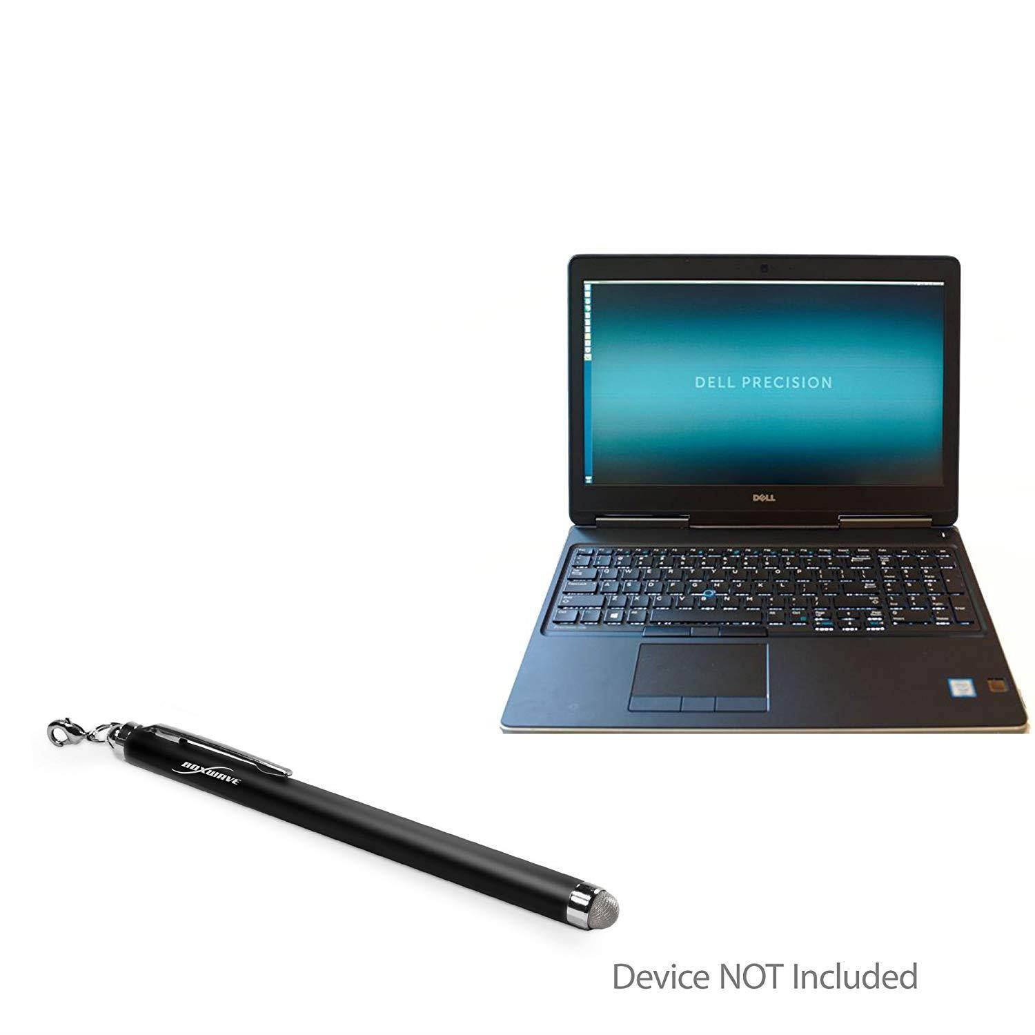 BoxWave Dell Precision 5530 Stylus Pen, [EverTouch Capacitive Stylus] Fiber Tip Capacitive Stylus Pen for Dell Precision 5530 - Jet Black