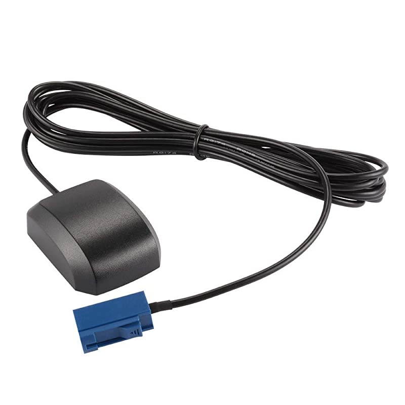 GPS Active Antenna 28db Gain FAKRA Male Plug Connector Cable Antenna Receiver Transmitter Magnetic Base for DVD GPS Navigation