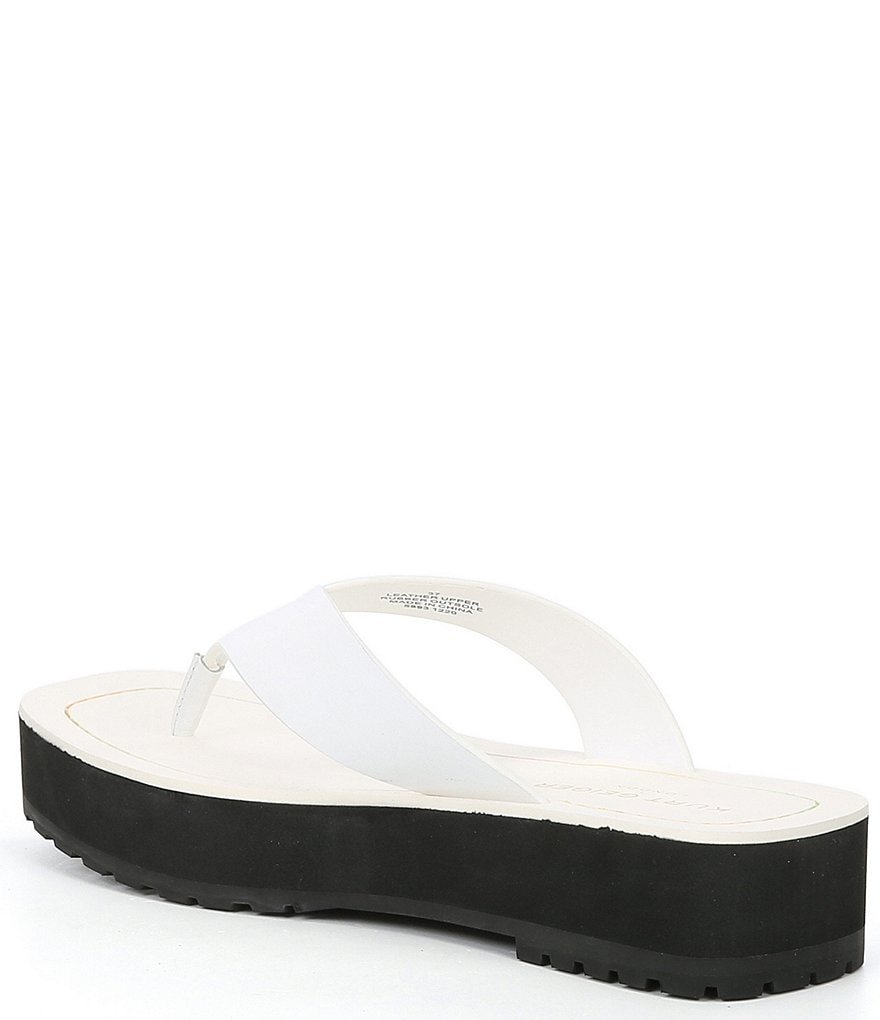 Kurt Geiger London Molly Leather Thong Sandals