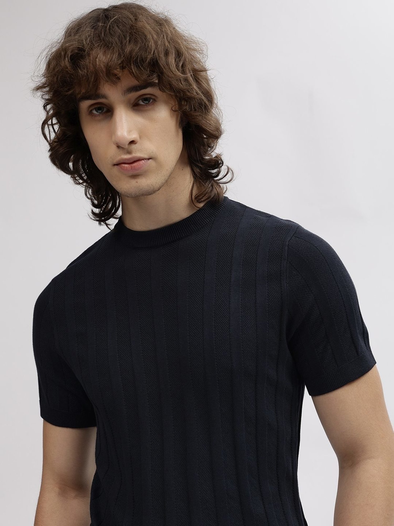 Lindbergh Navy Regular Fit T-Shirt