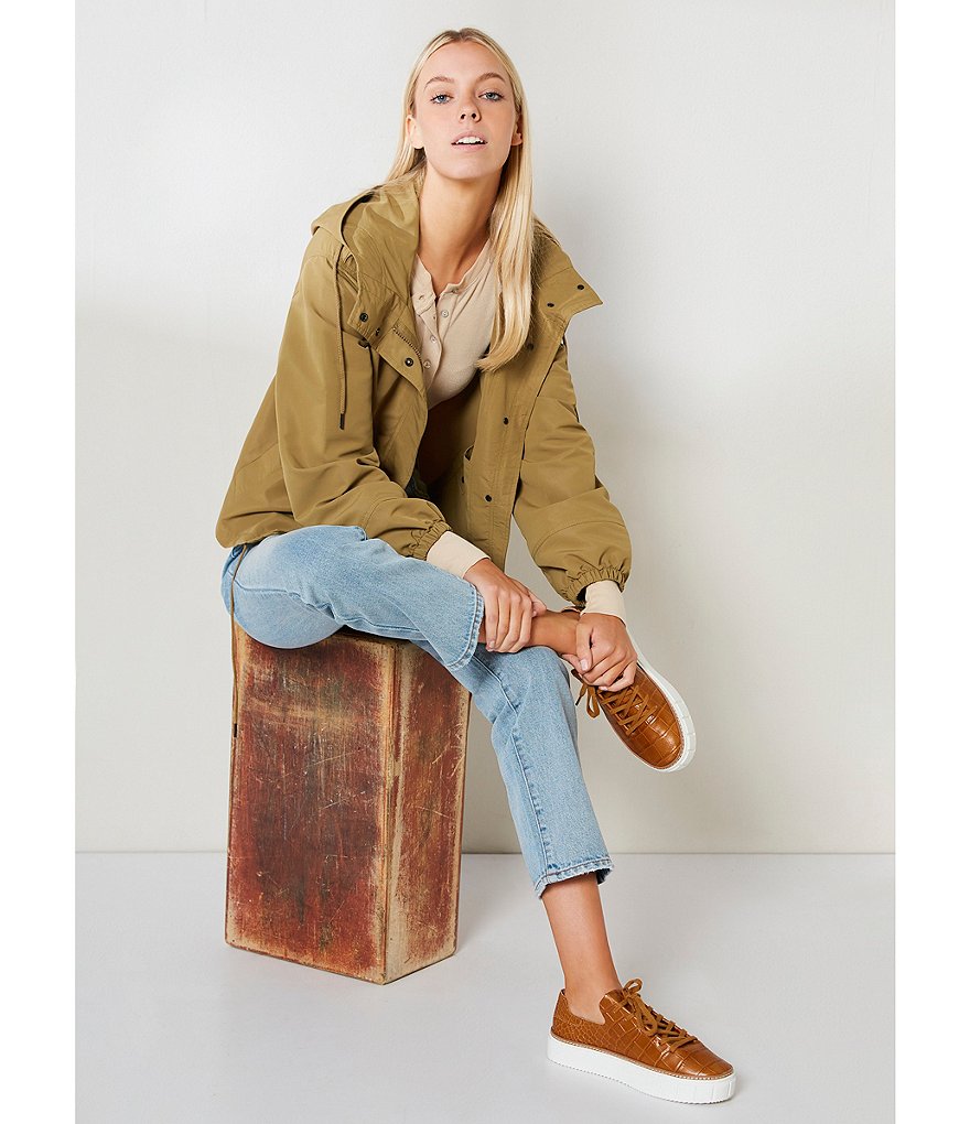 Every Ankle Crop Front Zipper Straight Leg Jeans