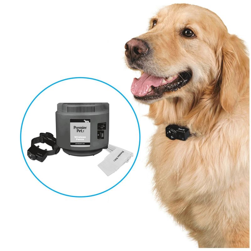 Premier Pet Adjustable Wireless Fence - Black