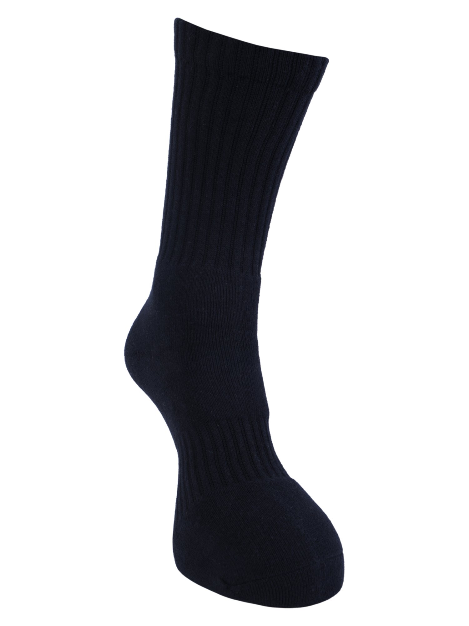 Dollar Navy Cotton Free Size Socks - Pack of 3