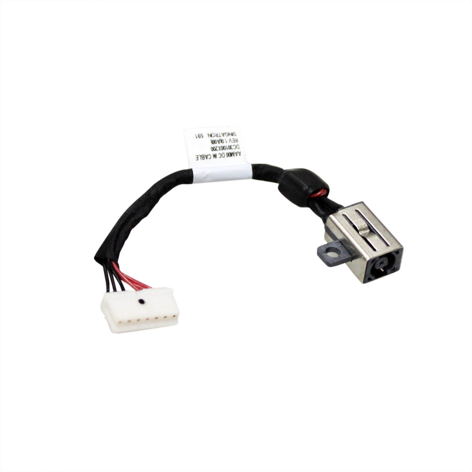 New AC DC Jack Power Plug In Charging Port Connector Socket with Wire Cable Harness compatible Dell XPS 15 9570