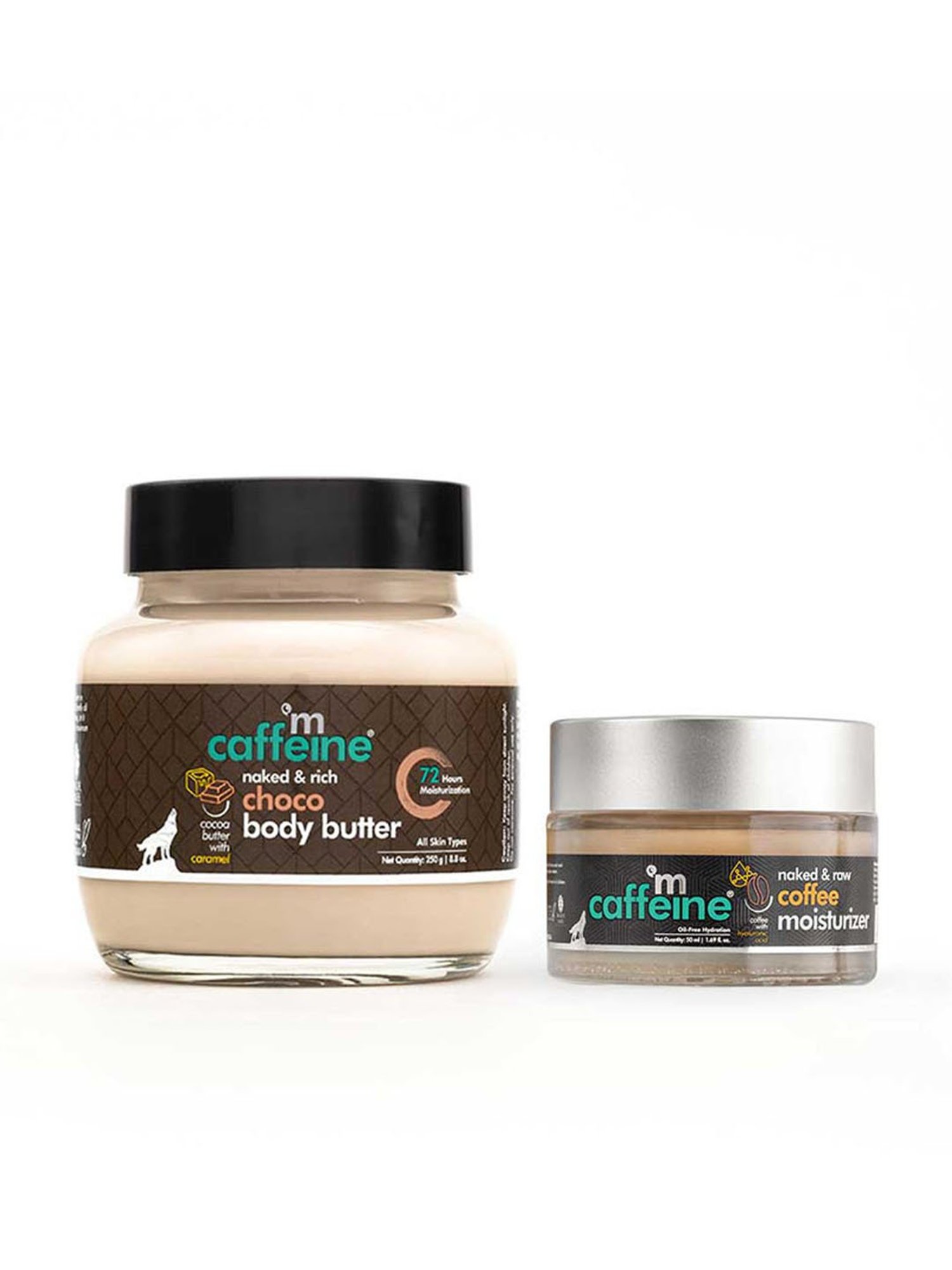 mCaffeine Deep Moisturization Duo Choco Body Butter & Coffee Face Moisturizer Combo