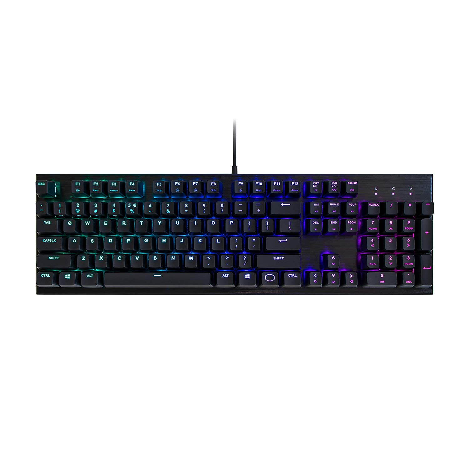 Cooler Master CK552 RGB Mechanical Gaming Keyboard with Red Type Switches