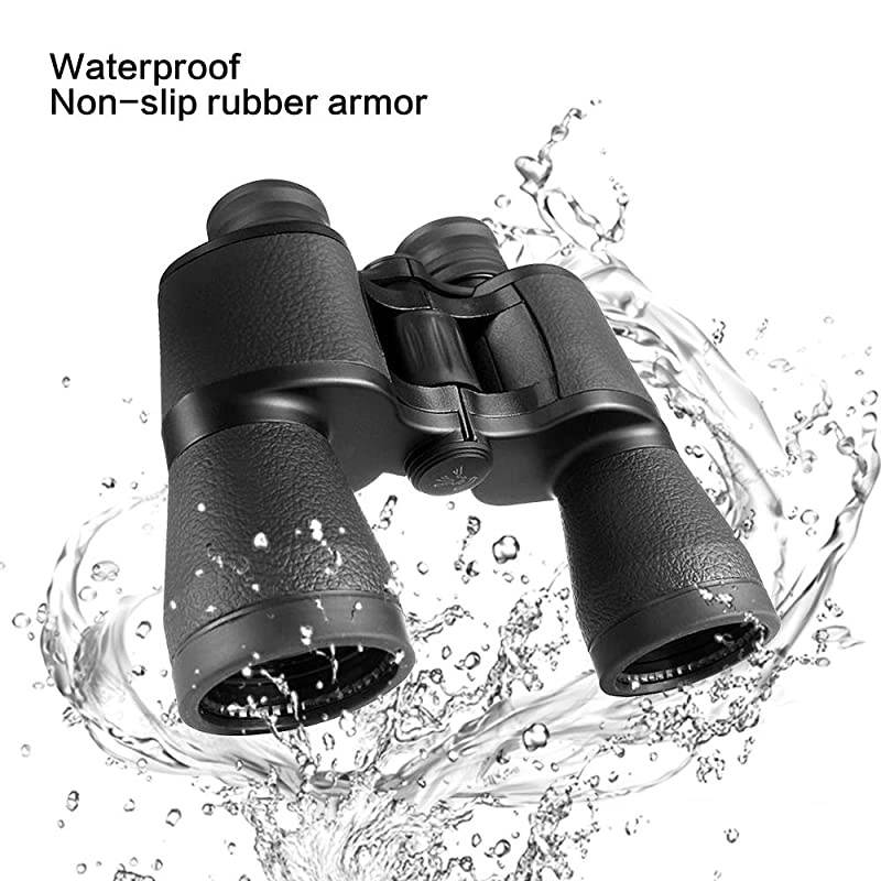 HD High Power Binoculars for Adults, Using Professional BAK4 Prism/Powerful FMC Lens Binoculars for Hunting Bird Watching Travel Concerts-with Carrying Case and Neck Strap