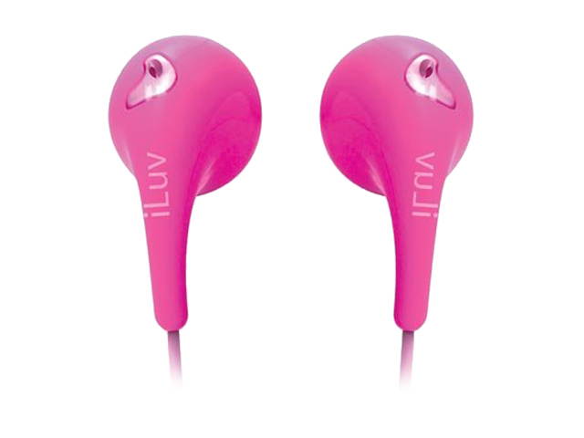 iLuv IEP205PNK Earbud Bubble Gum II Earphones - Pink