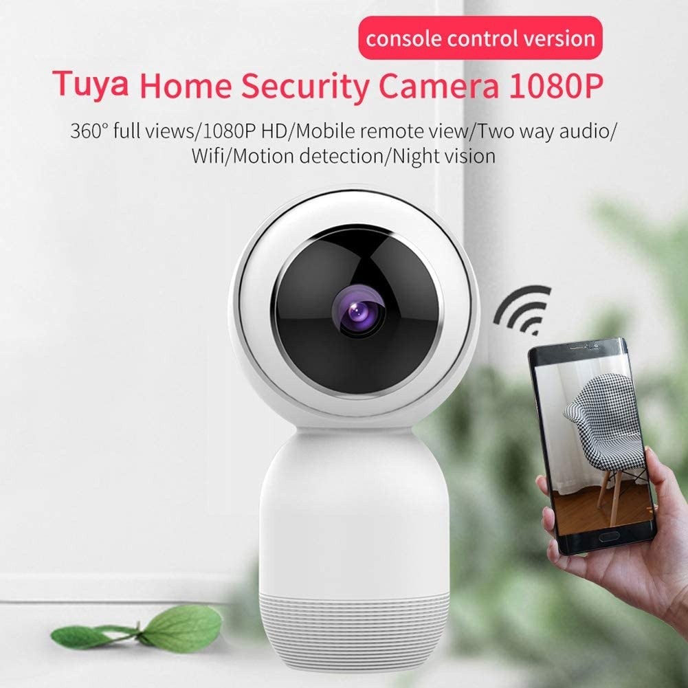 XArtfacnt Smart Wireless Remote Surveillance Camera Home Security Infrared Night Vision Monitor High-Definition Picture Quality Suitable for Home Monitoring Two-Way Voice