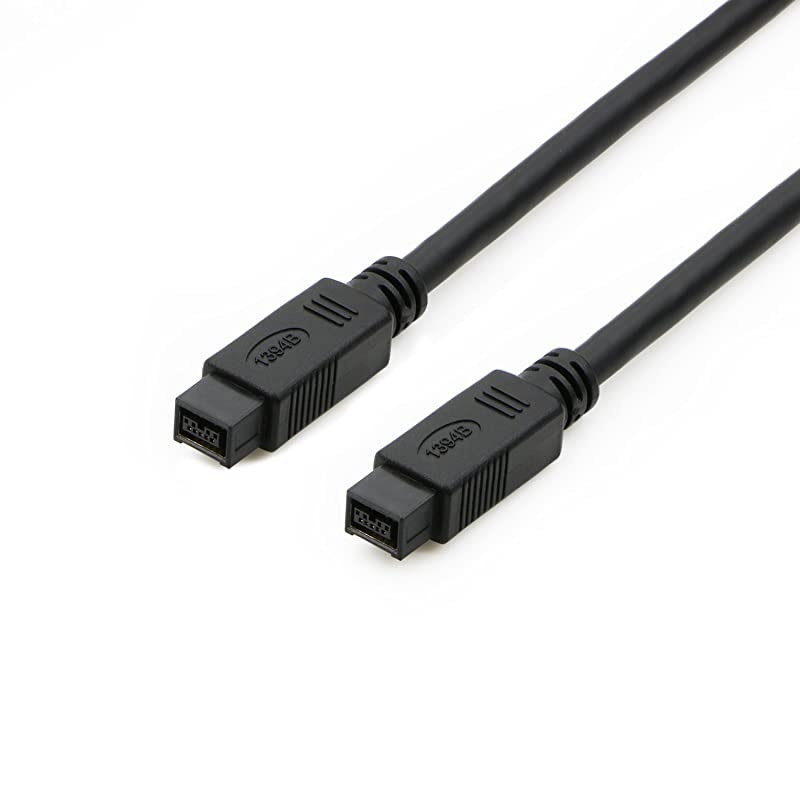 FireWire 1394b 800 IEEE 9 Pin to 9 Pin Male to Male Cable for Mac Pro MacBook Pro Mac Mini iMac PCDigital Cameras SLR 9 pin to 9 pin