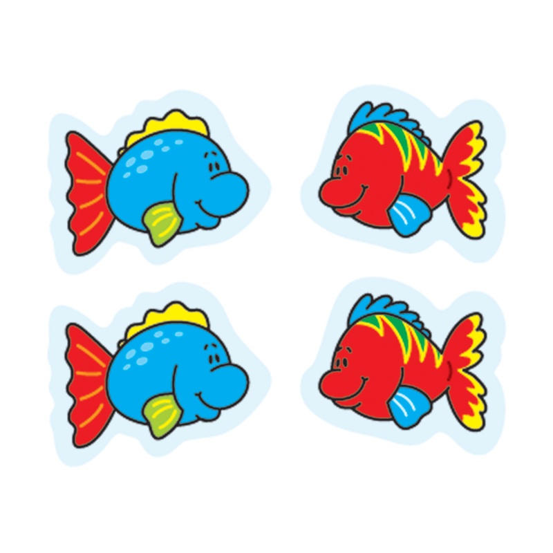 CARSON DELLOSA CD-5252 FISH STICKERS 144 COUNT