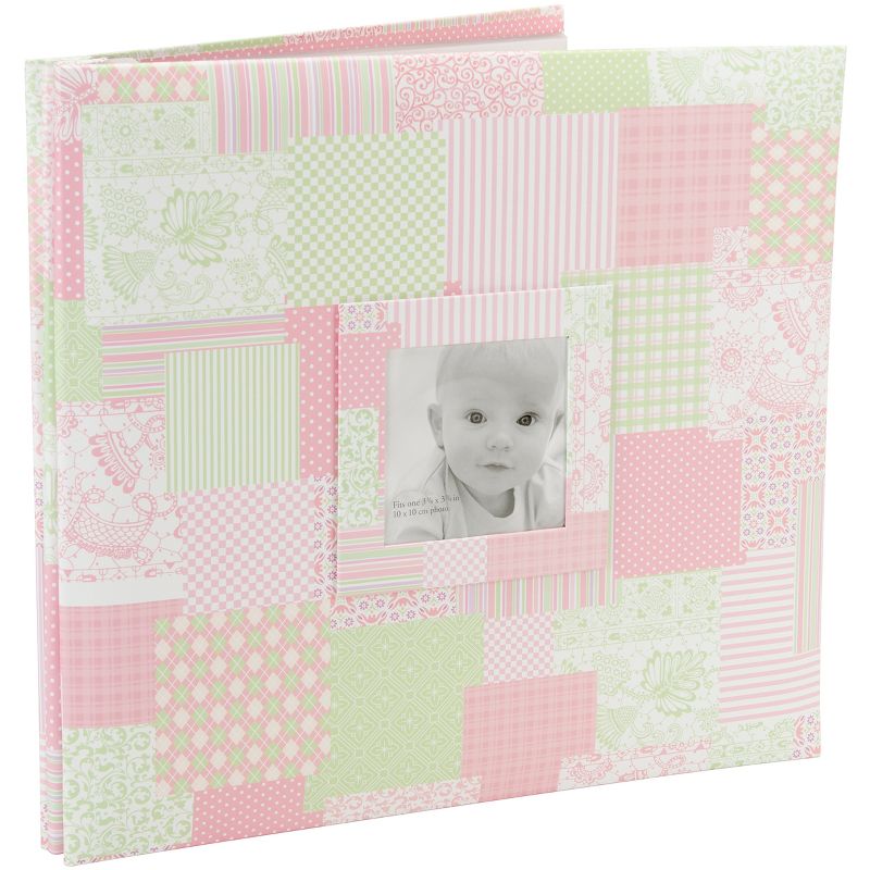MBI Baby Post Bound Album W/Window 12"X12"-Pink