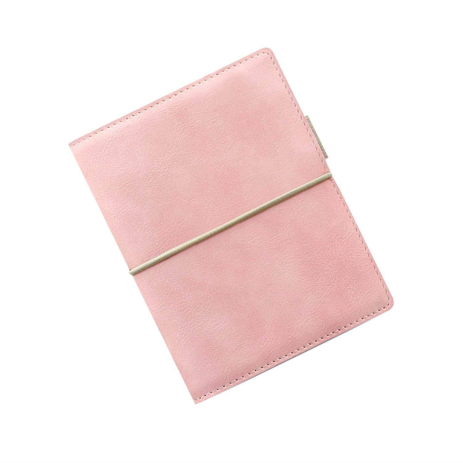 Filofax Domino Soft Organizer, Pocket, New 2017 Collection (Pastel Pink)