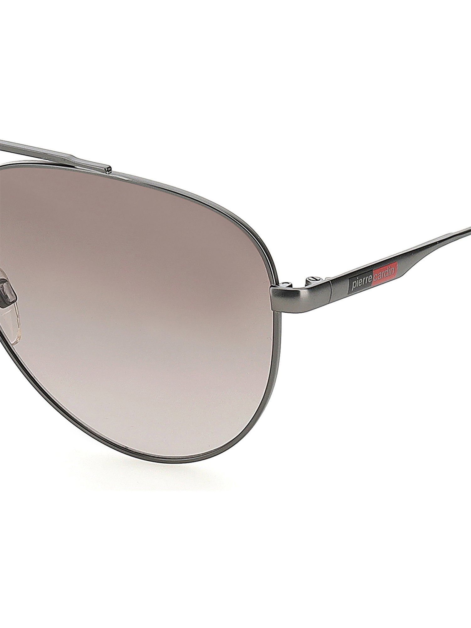 Pierre Cardin Brown Pilot Sunglasses for Men