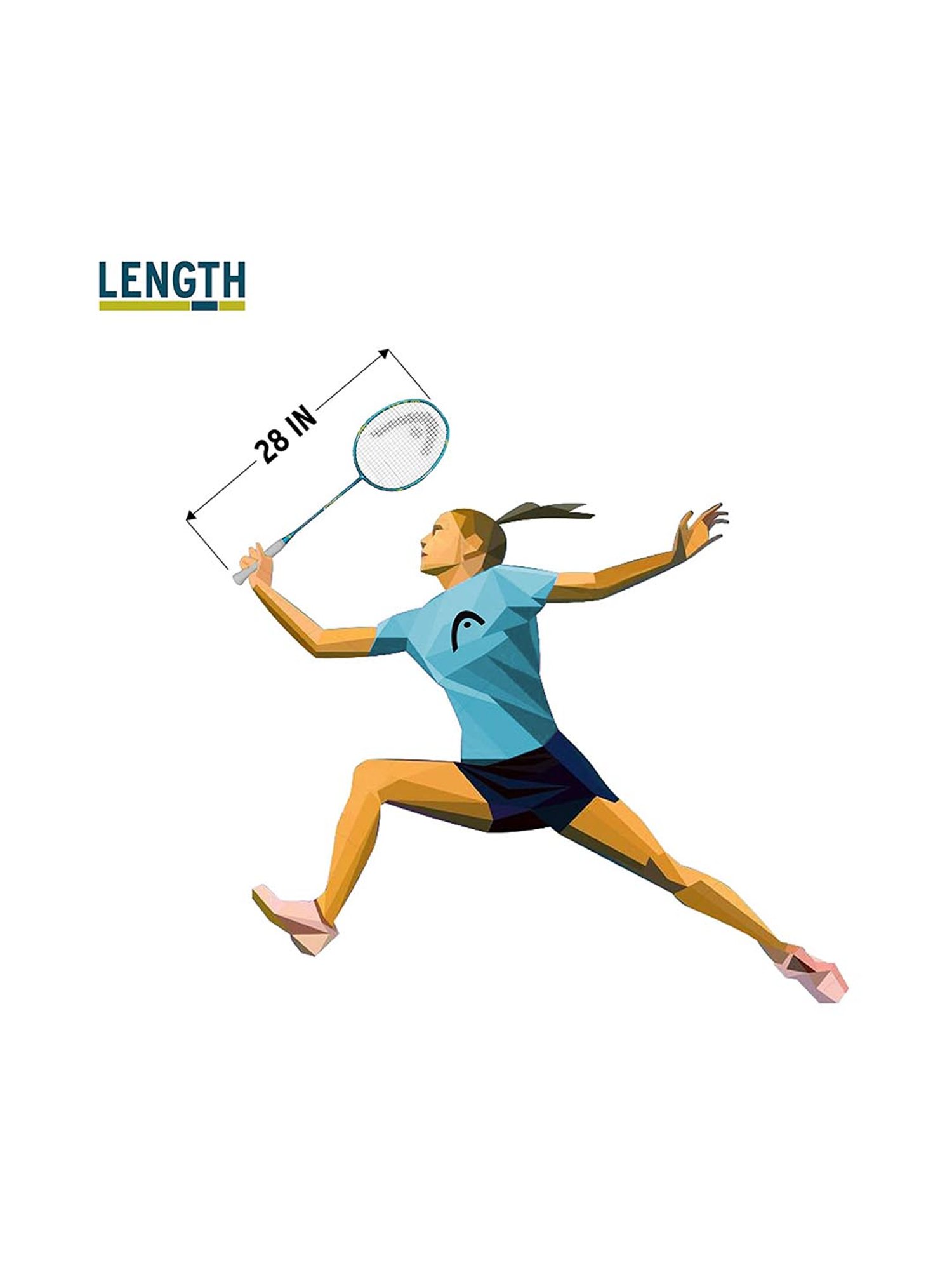 Head Blue Badminton Racquet Airflow 1000