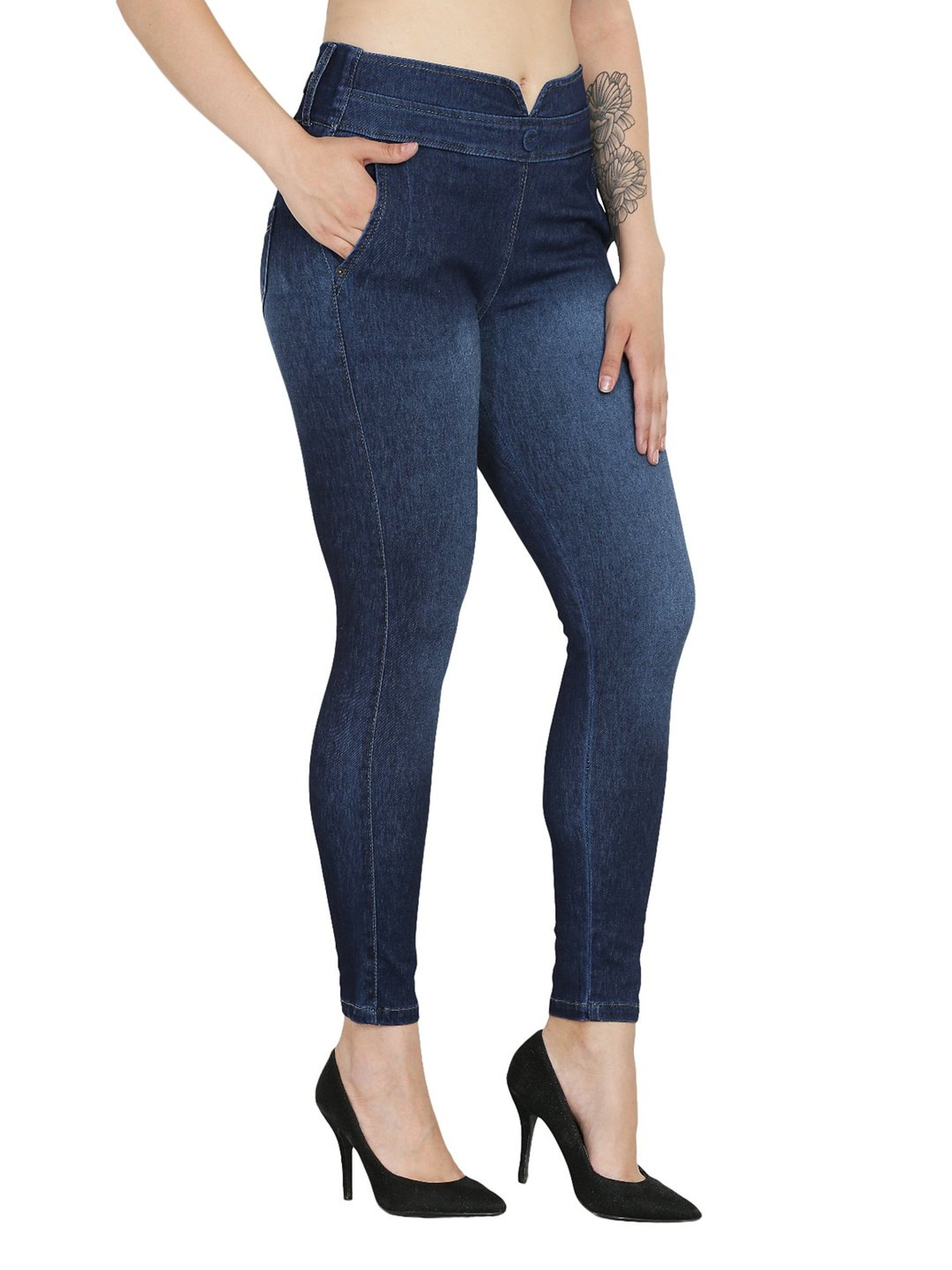 Westwood Blue Relaxed Fit Jeggings
