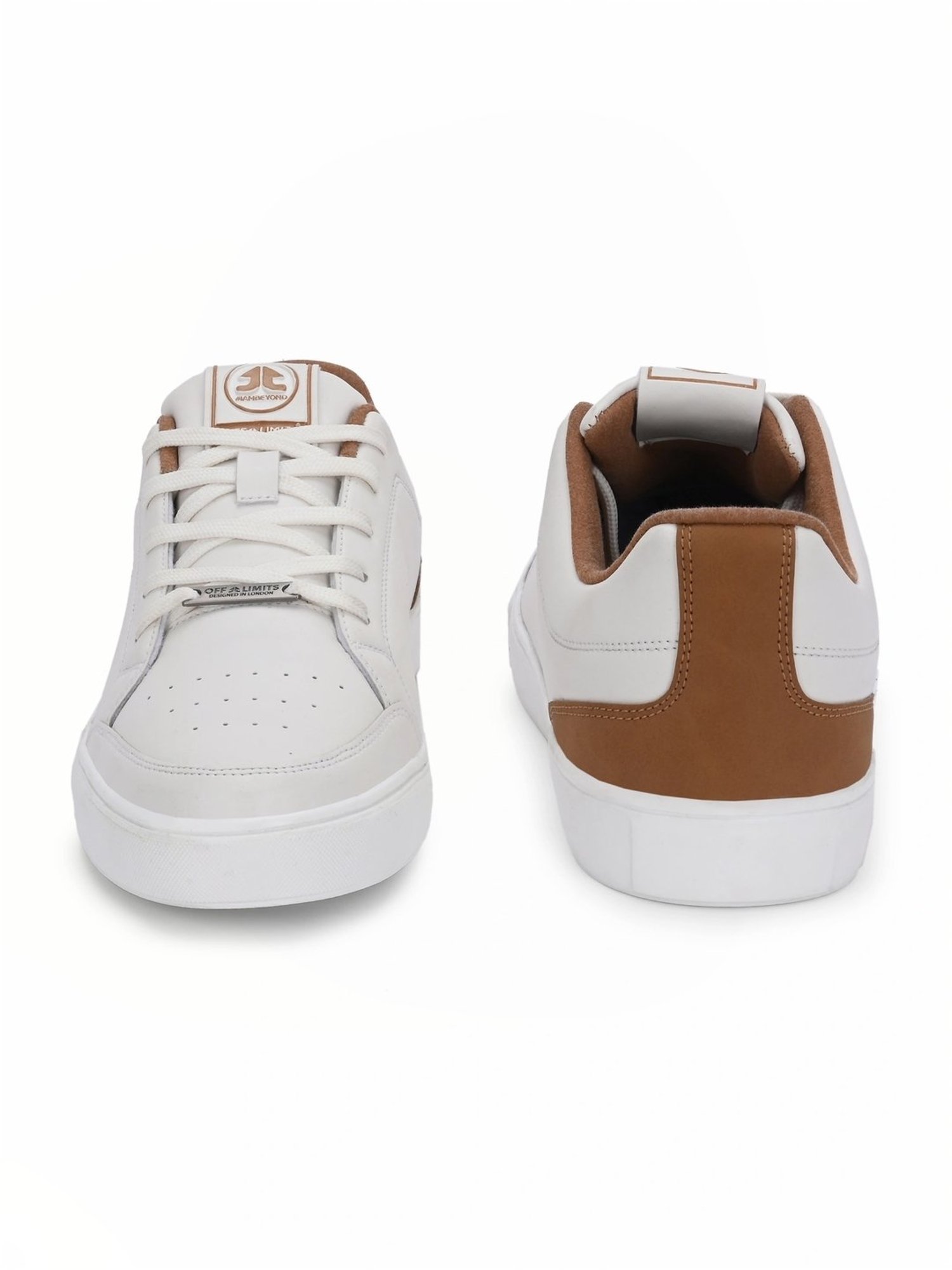 Off Limits Men's GINZA White & Tan Casual Sneakers