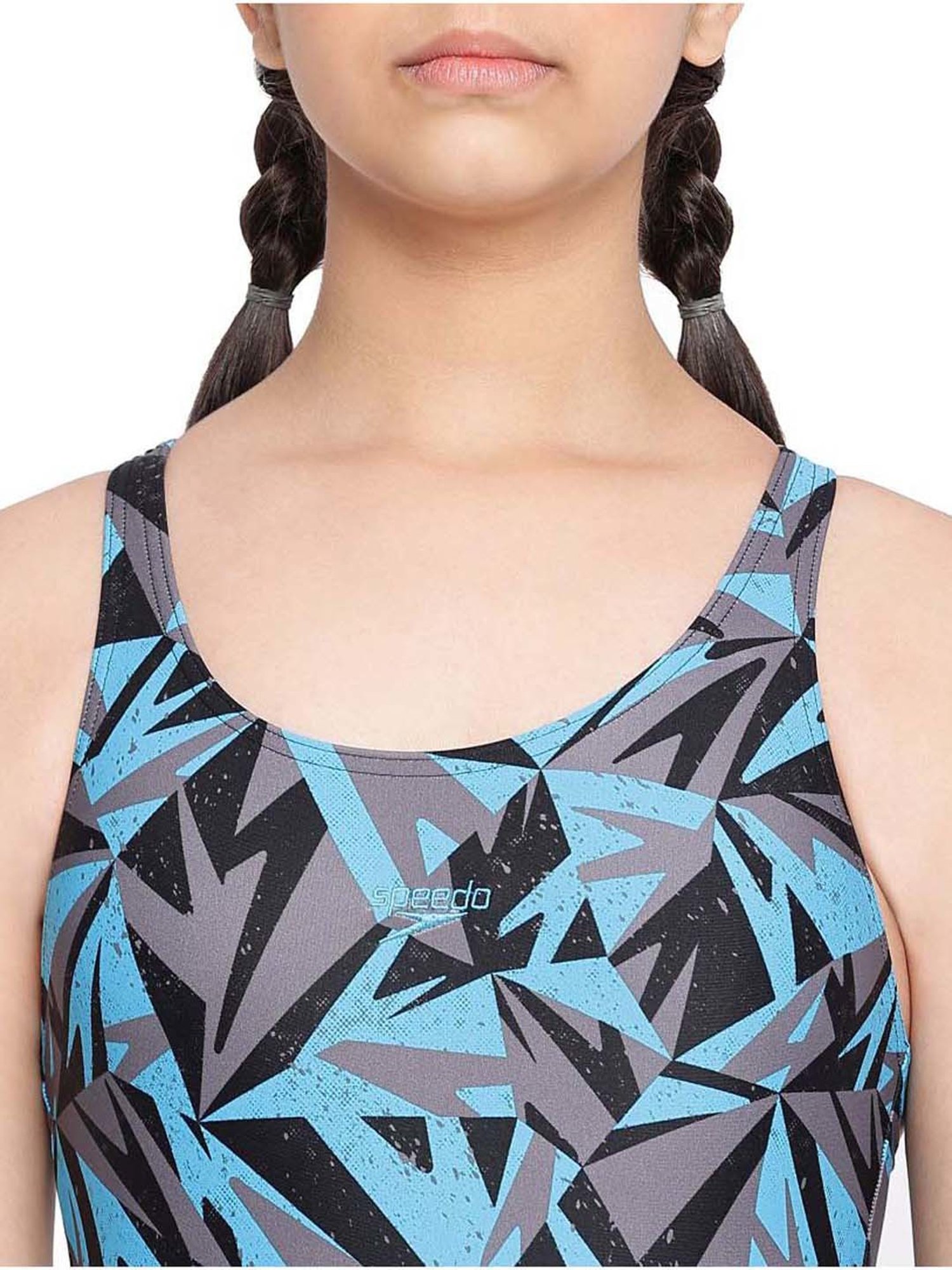 Cukoo Kids Red Printed Swimsuit