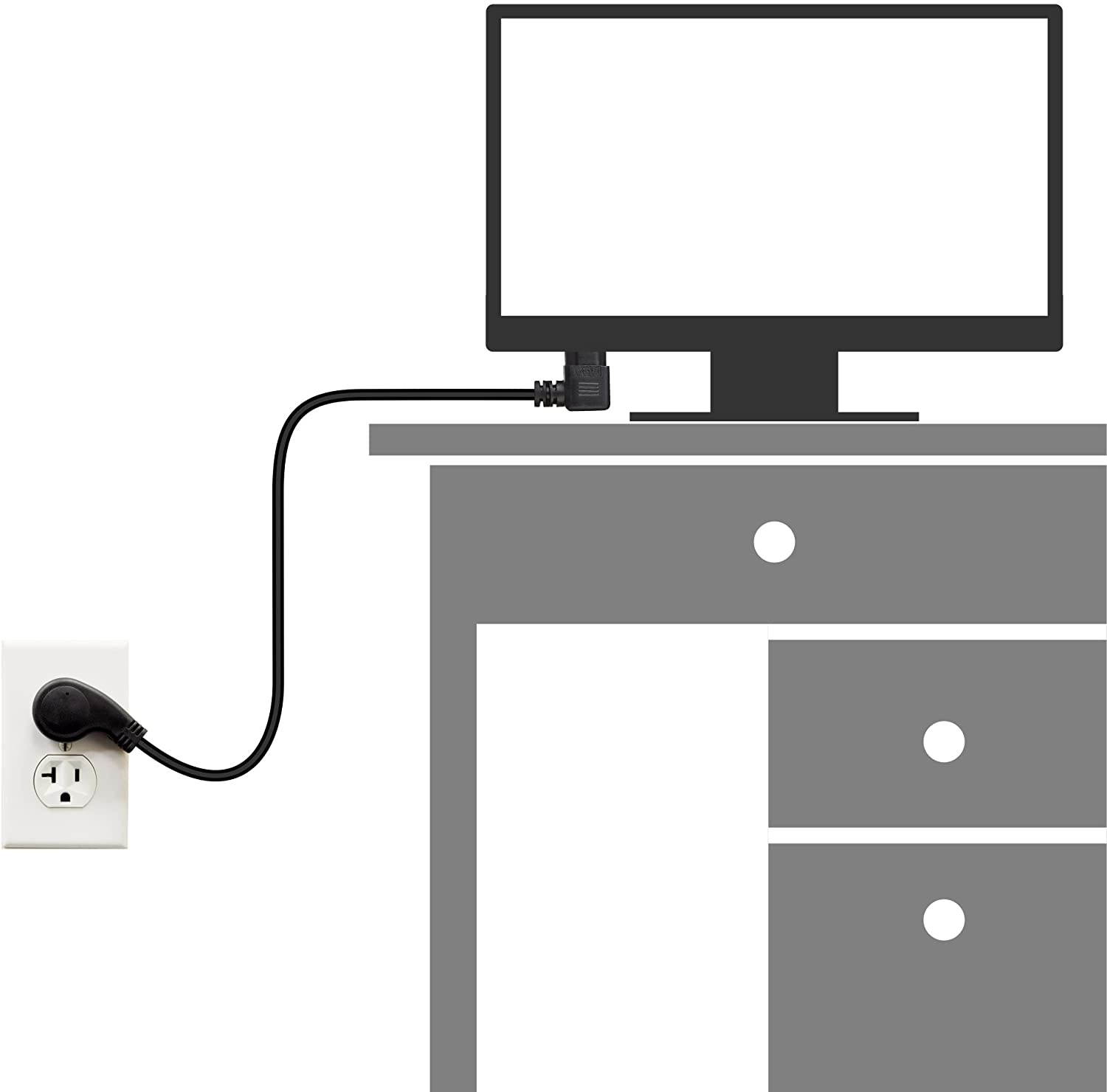 Audiophile AC Power Cable -  10AWG HiFi Power Cord 5FT