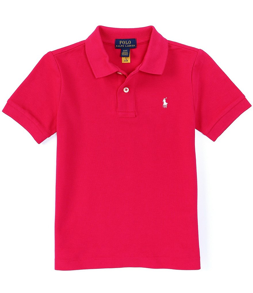 Nautica Big Boys 8-20 Short-Sleeve Vertical Logo Polo