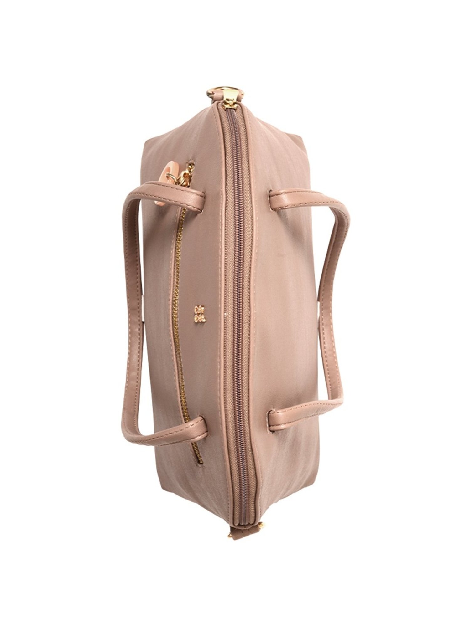 Baggit Lxe Roll Pink Solid Medium Handbag