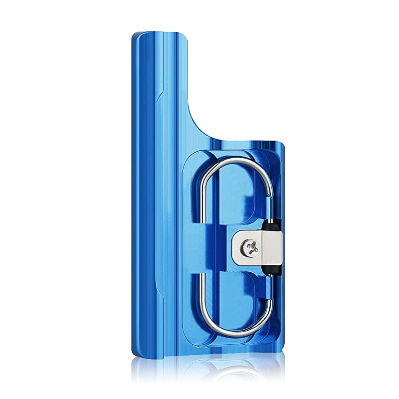 Aluminum Replacement Latch Rear Snap Lock Buckle Compatible with Gopro Hero 4 Hero 3+ Cameras Standard Waterproof Skeleton Housing (Blue)