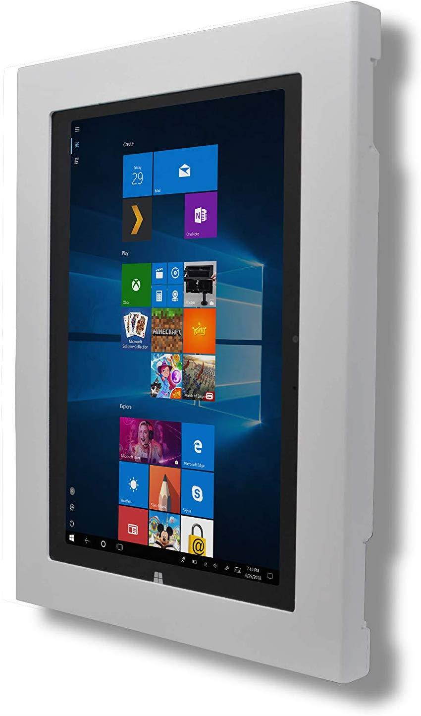 TABcare Locking Anti-Theft Metal Case for Acer TAB 10" Tablet Kiosk, POS, Store, Show Display, Time Clock (TAB 10 A3-A20, A3-A20FHD, White)