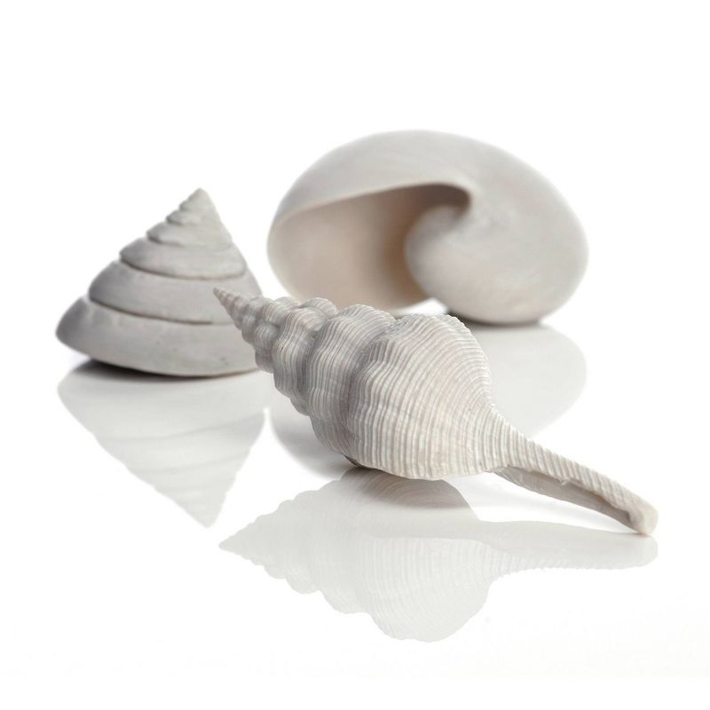biOrb Sea Shell Set Aquarium Sculptures - White