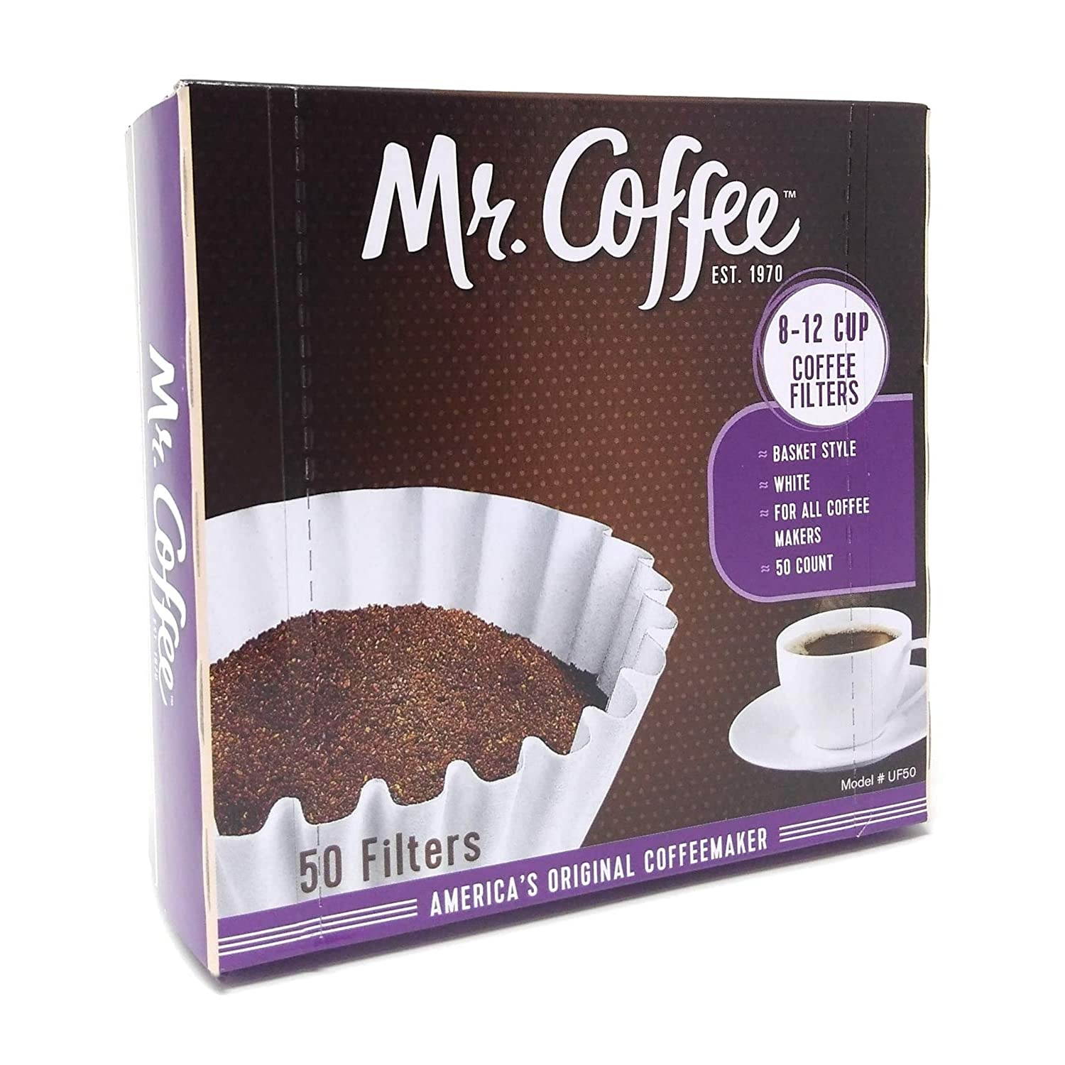 Mr. Coffee 8-12 cup Coffee Filters 50 pack ( 3 count - 150 total filters )