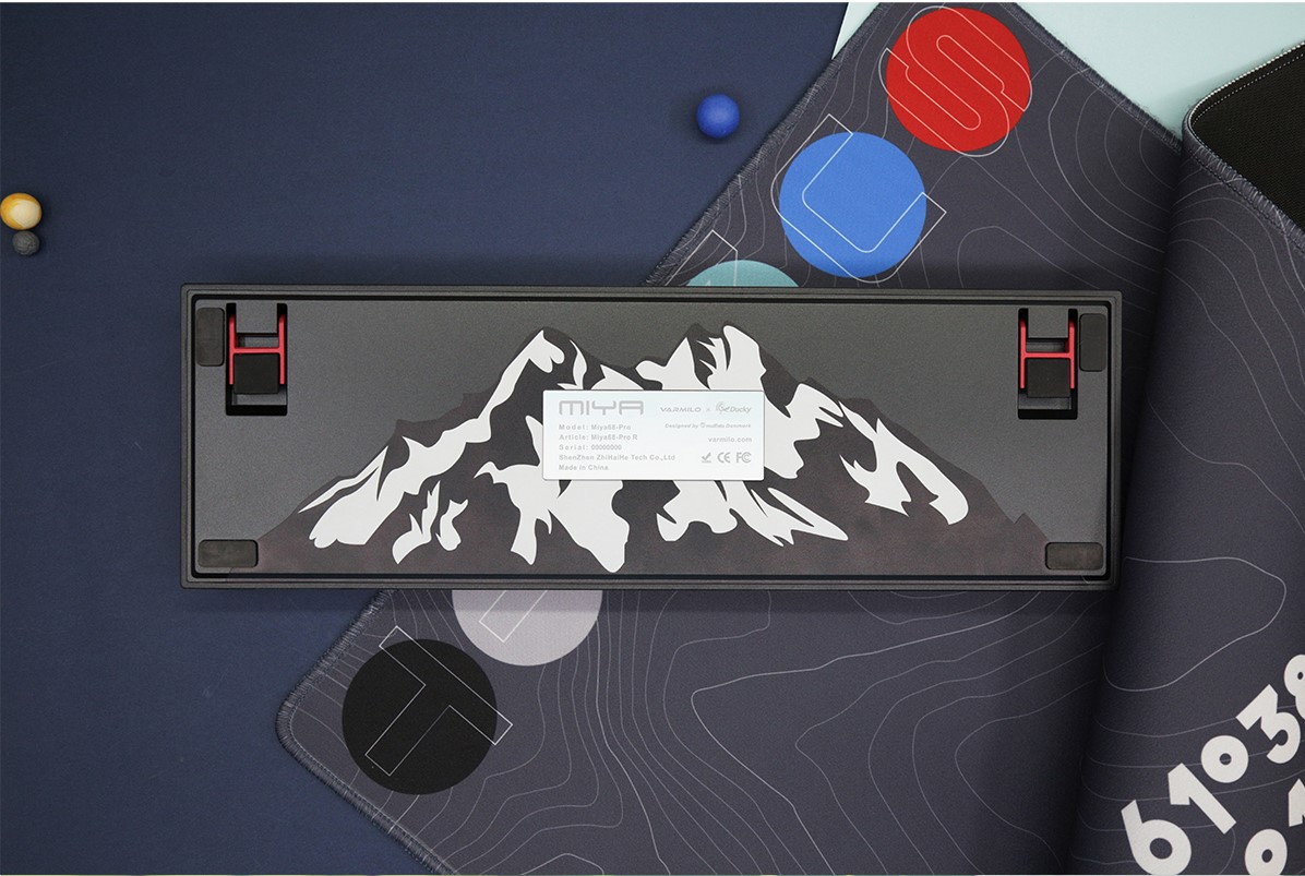 Varmilo Miya68Mac Summit Red Cherry MX Switch Keyboard 68Keys USB Type-C Wired Keyboard PBT Keycaps