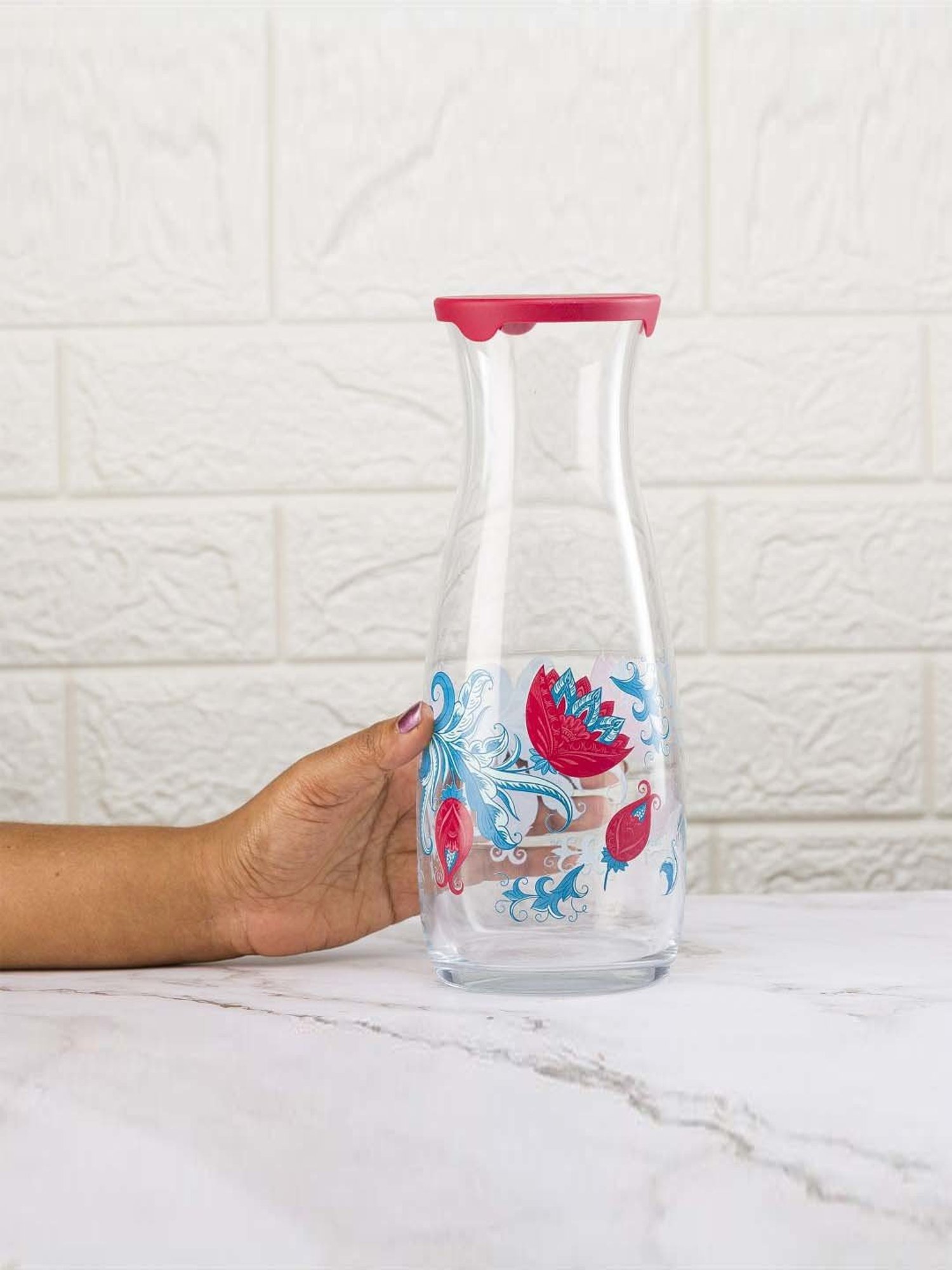 Pasabahce Transparent Victorian Caraffe Pitchers (1.18 L)