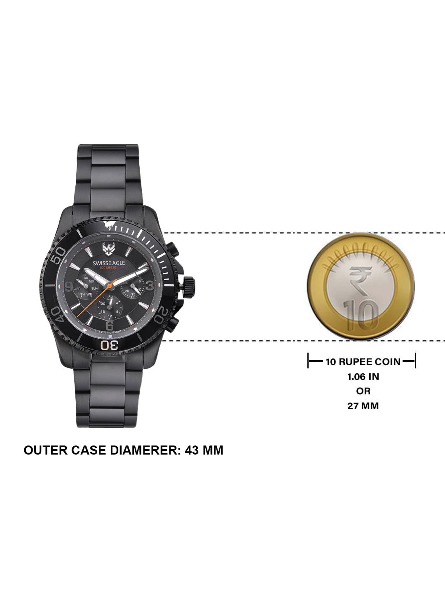 Swiss Eagle SE-9168-44 Analog Watch for Men