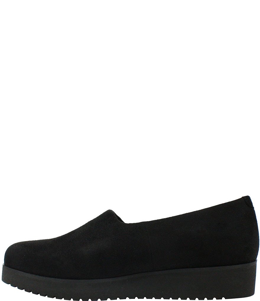 Donald Pliner Pelham Neoprene Mixed Leather Slip-On Wedge Sneakers