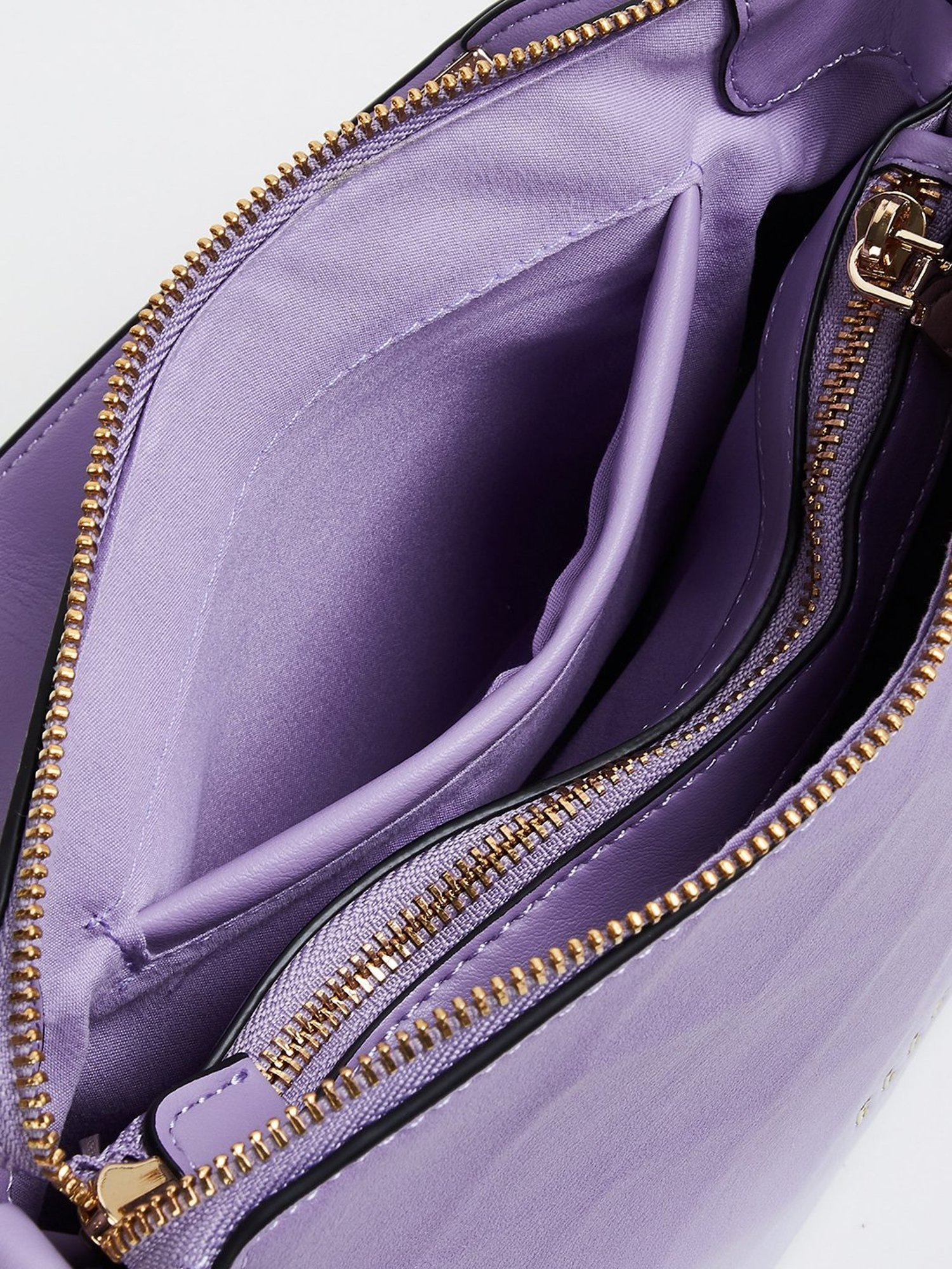 Elle Lilac Textured Shoulder Bag