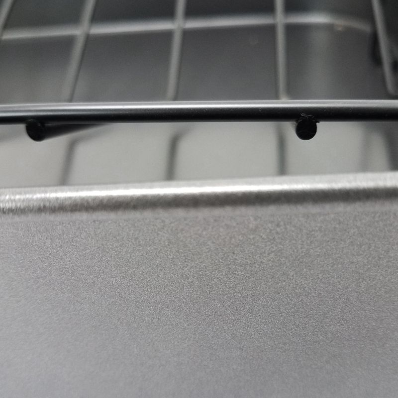 T-fal Simply Cook Nonstick Cookware, Roaster with Rack, 15", Gray