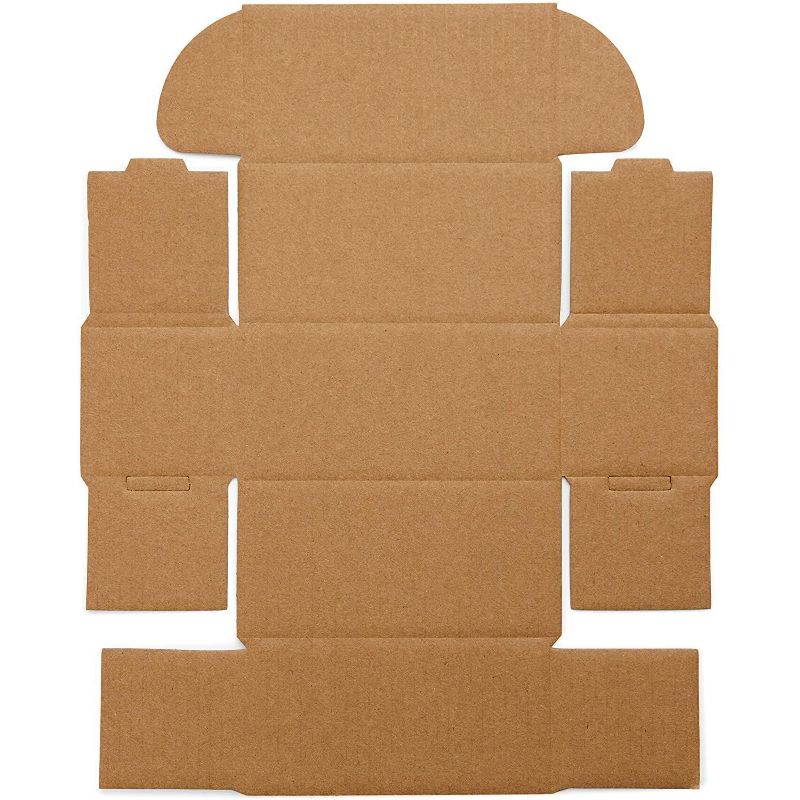 Stockroom Plus 60-Pack White Kraft Corrugated Mailer, Small Shipping Boxes Mailing Box (2 x 4 x 2 in)