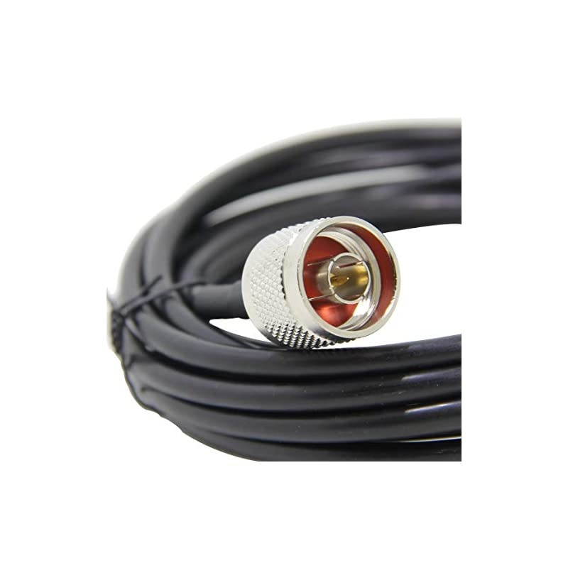 Low Loss N Male to RP-SMA Female Coax Cable for 2.4 GHz Wireless Network 1M (3.3-Feet)