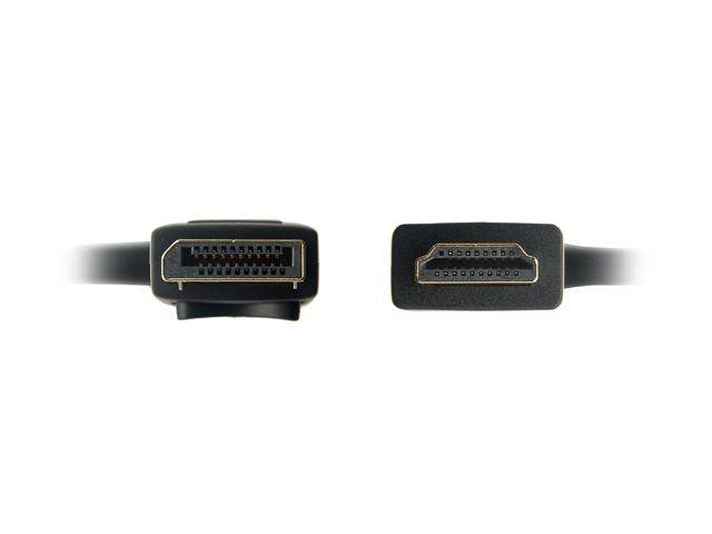 Omni Gear DP-6-HDMI 6 ft. Black DisplayPort to HDMI Cable Male to Male