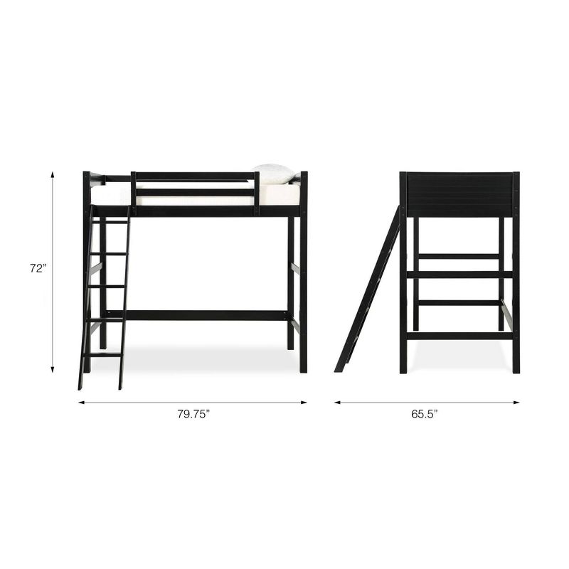 Houston Loft Bed Black - Dorel Living