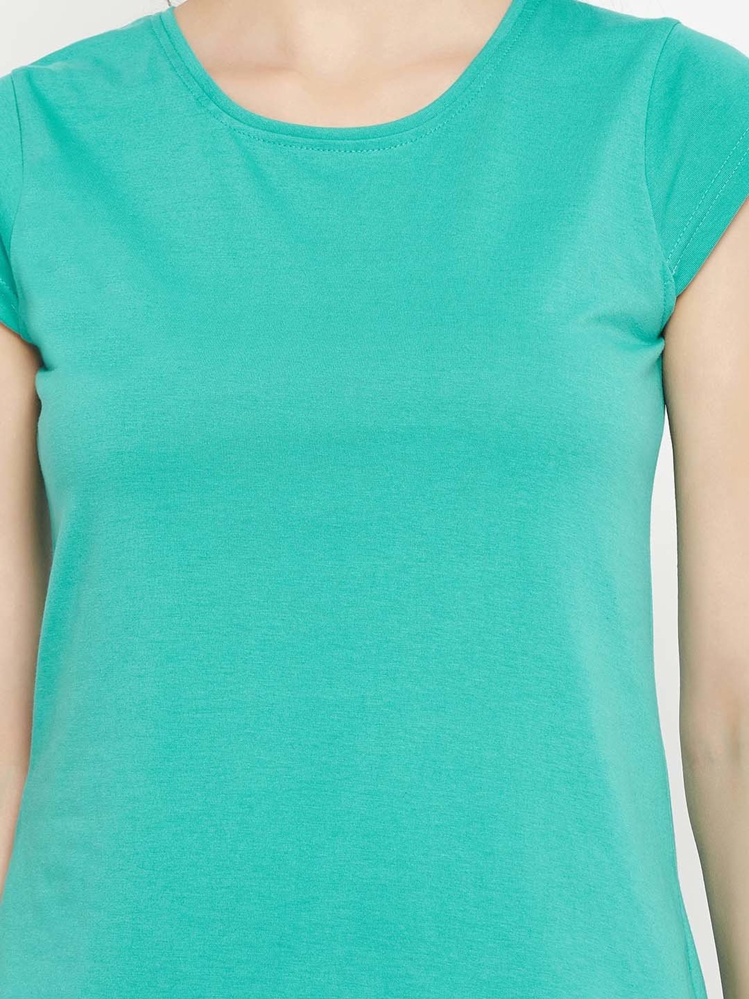 Clovia Green T-Shirt