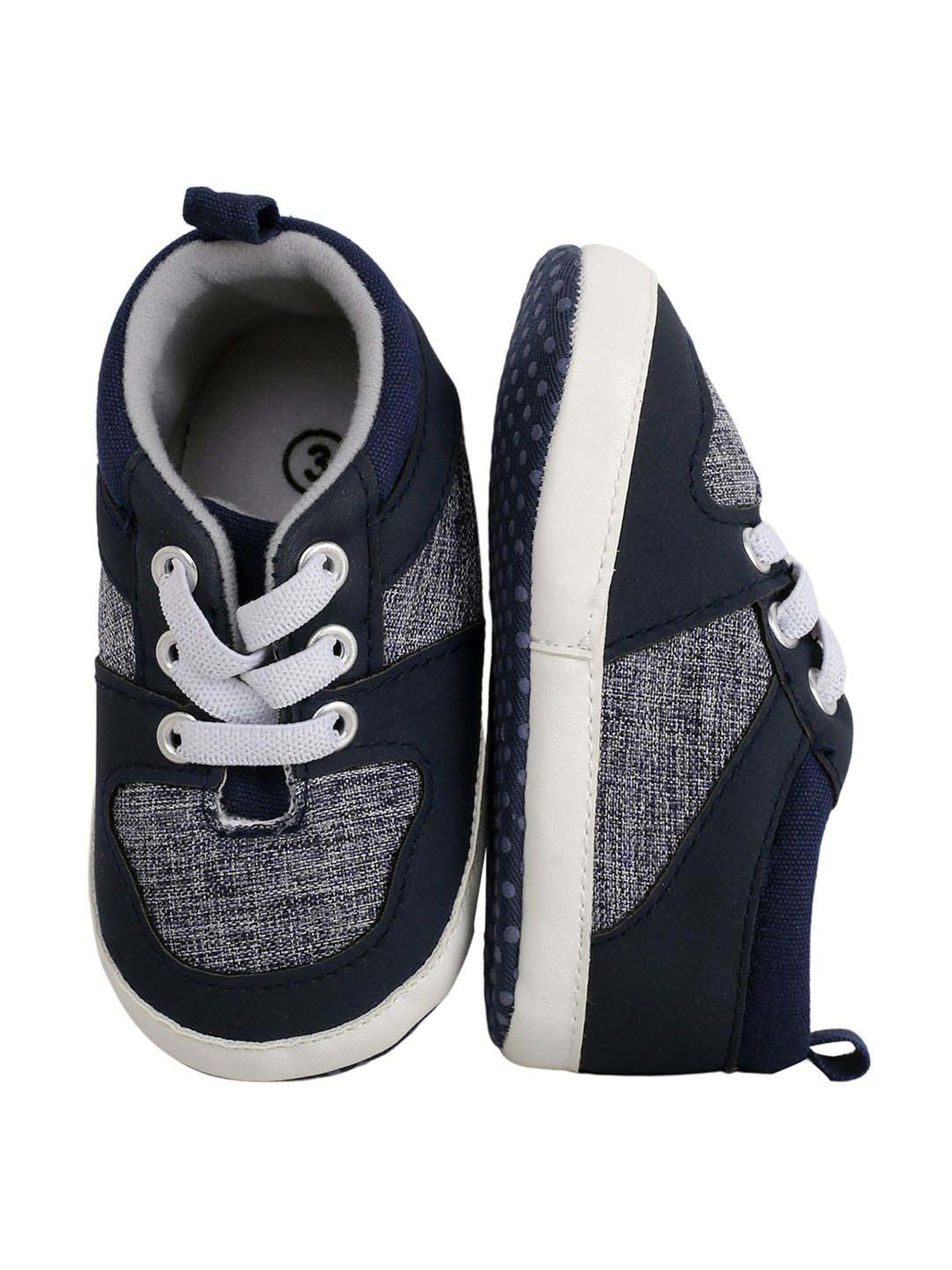 Baby Moo Kids Blue Casual Booties