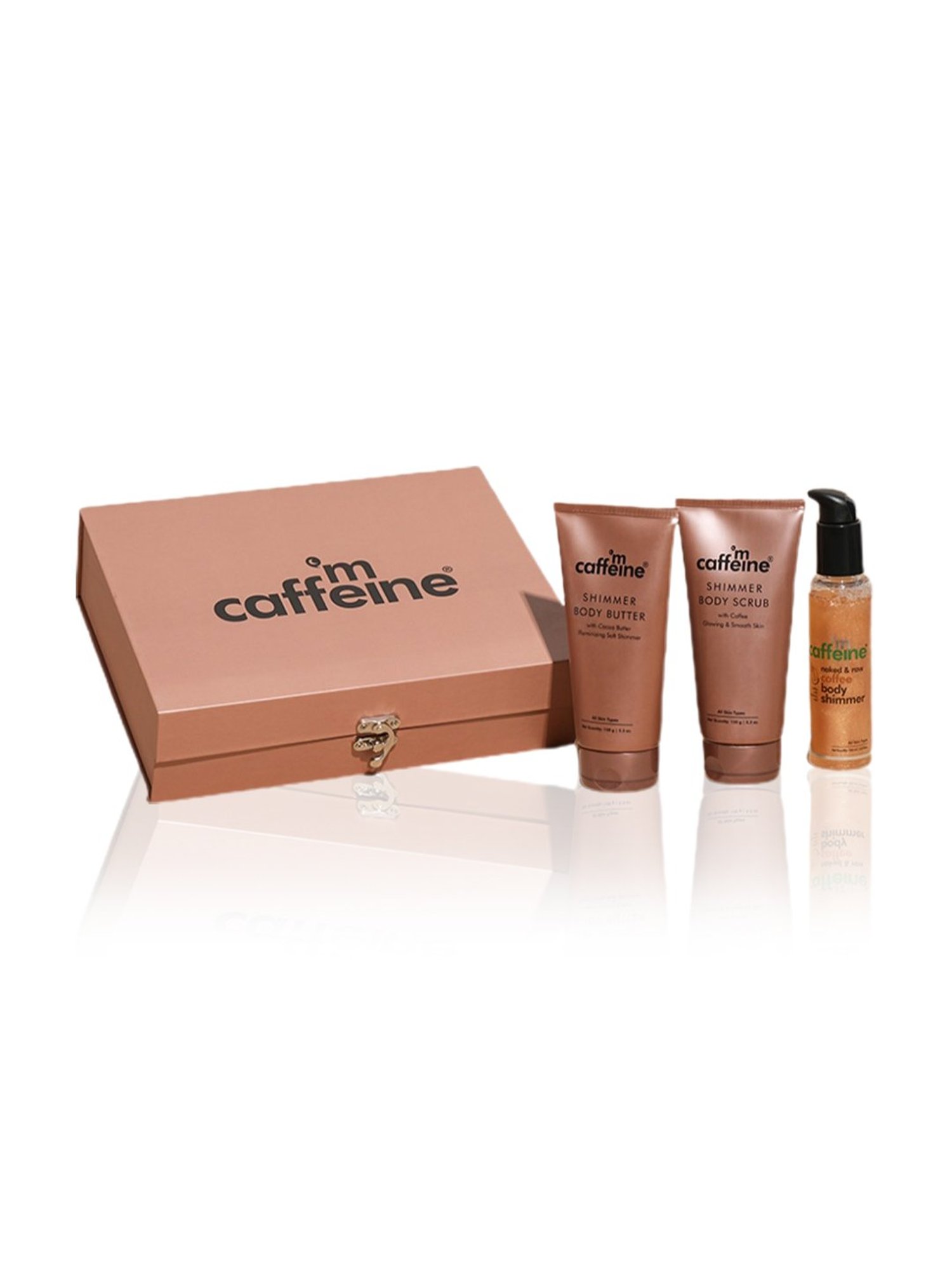 mCaffeine Shimmer & Glow Body Gift Kit