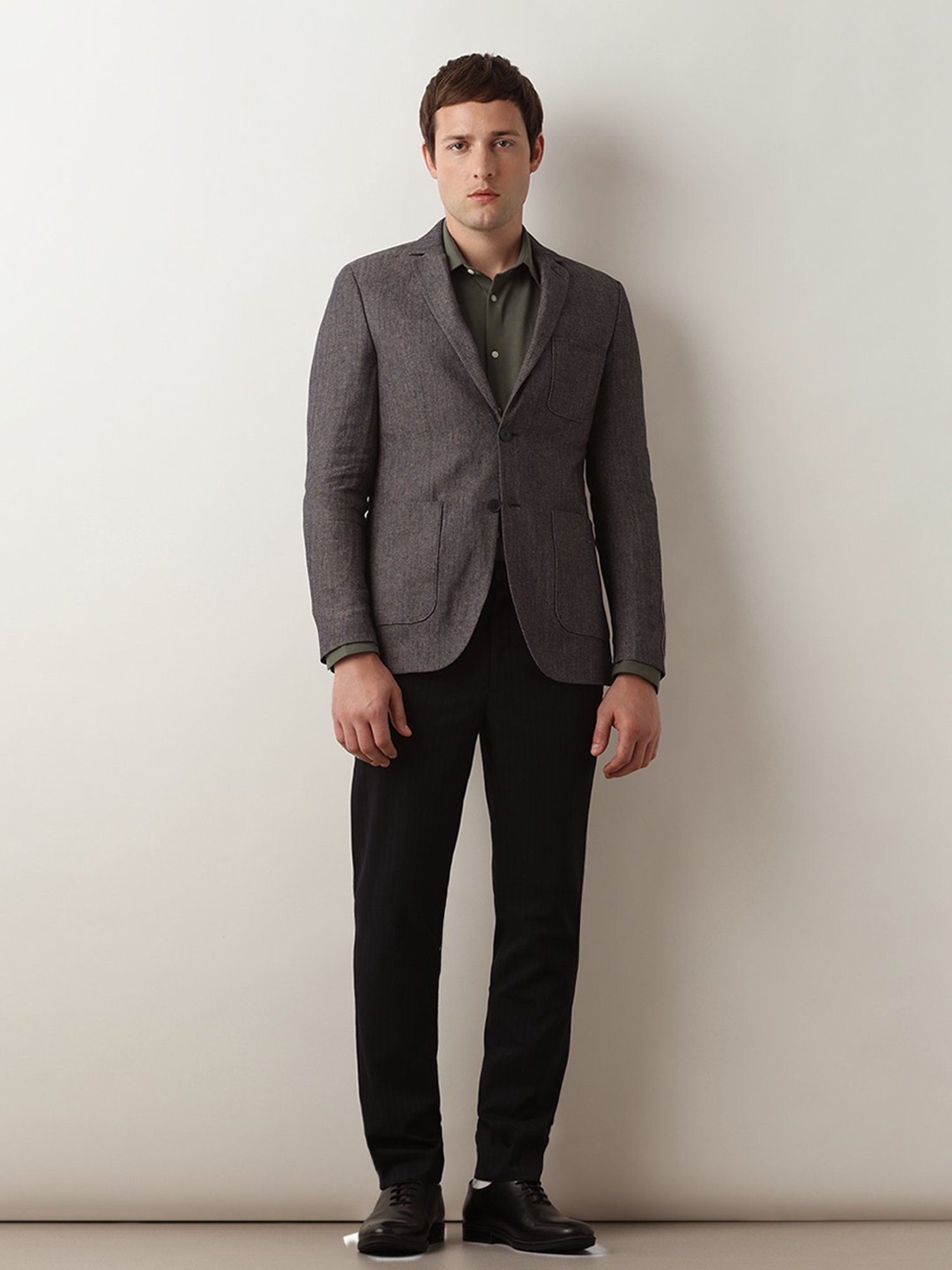 SELECTED HOMME Navy Slim Fit Notch Lapel Blazer